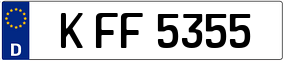 Truck License Plate